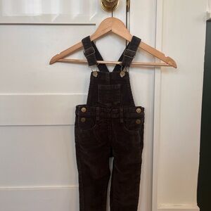 Jamie Kay brown corduroy overalls 1Y
